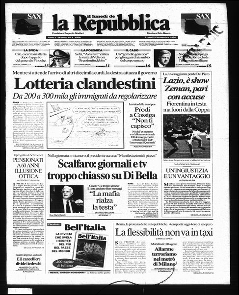 Il lunedì de La repubblica